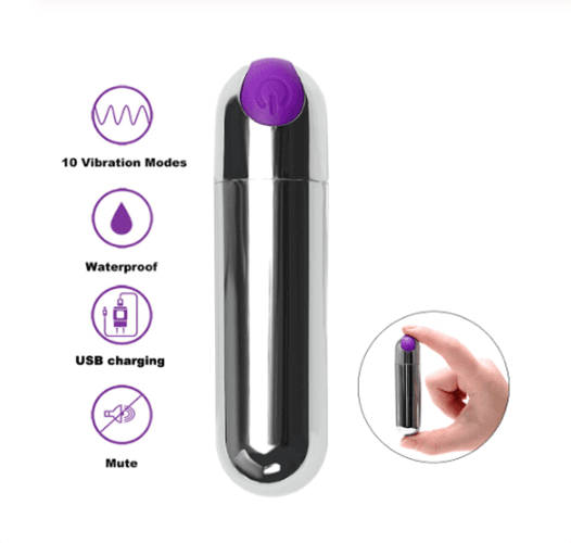 Bala Vibradora Carga USB