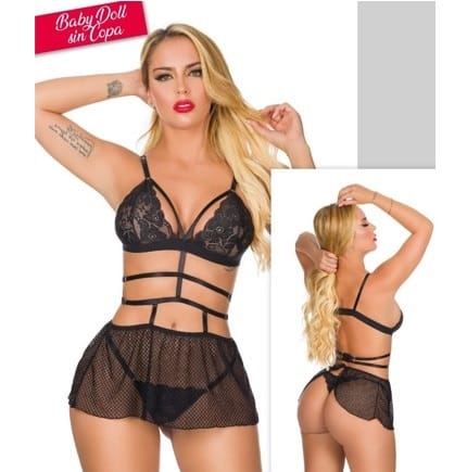 Baby Doll Sin Copa Blanco