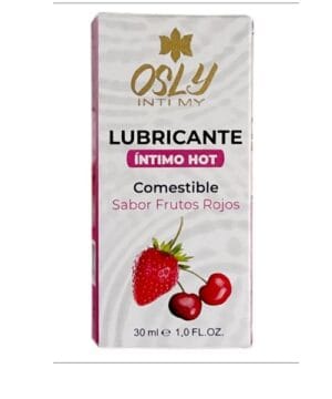 Lubricante Íntimo Hot Sabor Frutos Rojos x30ml
