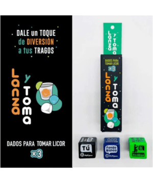 JUEGO DADOS LANZA Y TOMA