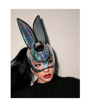 Máscara Bad Bunny Silver