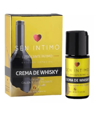 Lubricante electrizante sen intimo crema de whisky 30Ml