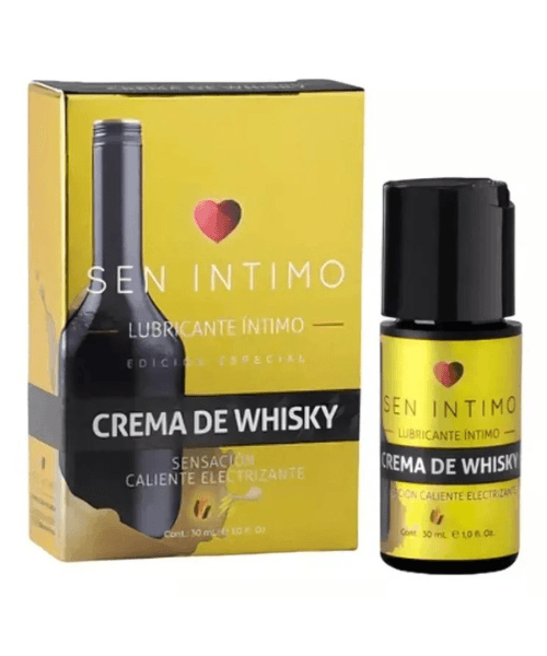 Lubricante electrizante sen intimo crema de whisky 30Ml
